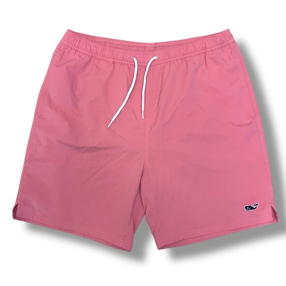 Vineyard Vines Swim Trunks Men's Med Pink Shorts - Picture 1 of 7